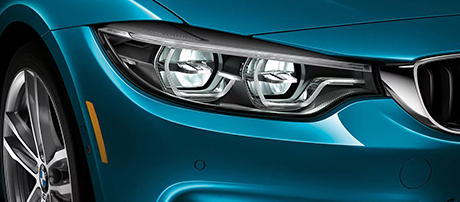 2019 BMW 4 Series 430i Coupe LED headlights