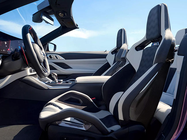 2025 BMW M Models M4 Convertible comfort