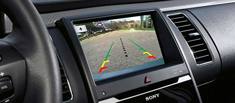 Rear View Camera With Backup Assist Grid