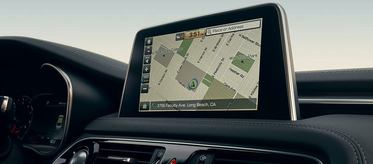 Available Integrated Navigation With Standard 8-Inch Screen