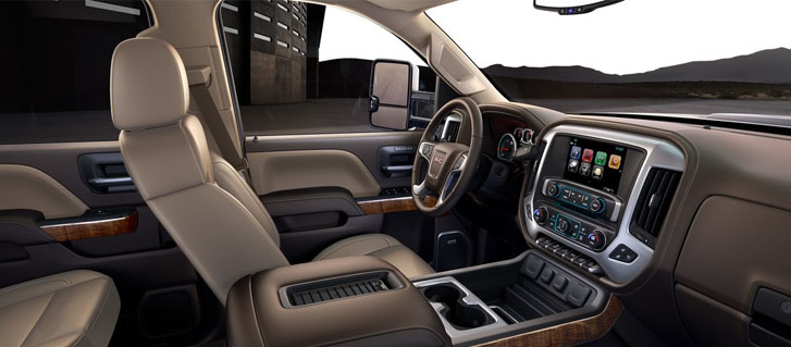 2019 GMC Sierra 2500HD Heated and Ventilated, Perforated Leather-Appointed Front Seats
