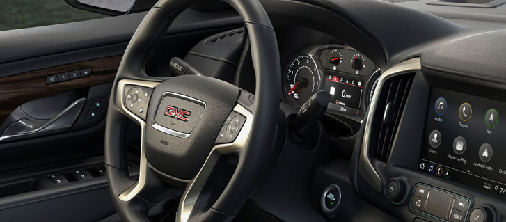 2019 GMC Terrain Denali Heated Leather-Wrapped Steering Wheel