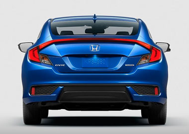 2016 Honda Civic Coupe taillights