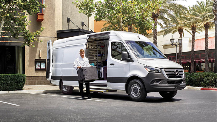 2024 Mercedes-Benz Sprinter Cargo Van Interior