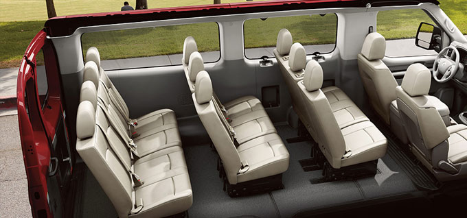 2016 Nissan NV Passenger seating