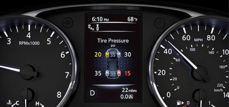 2016 Nissan Rogue Tire Pressure Monitoring System