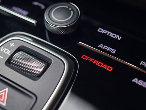 New: Five programmed modes for on and off-road
