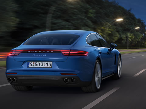 Rear-axle steering now also available in the Panamera