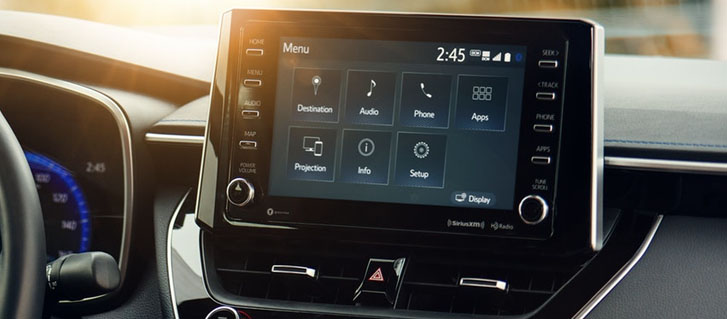 Standard Audio With An Available 8-In. Touch-Screen Display