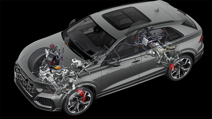 2021 Audi RS Q8 engineering