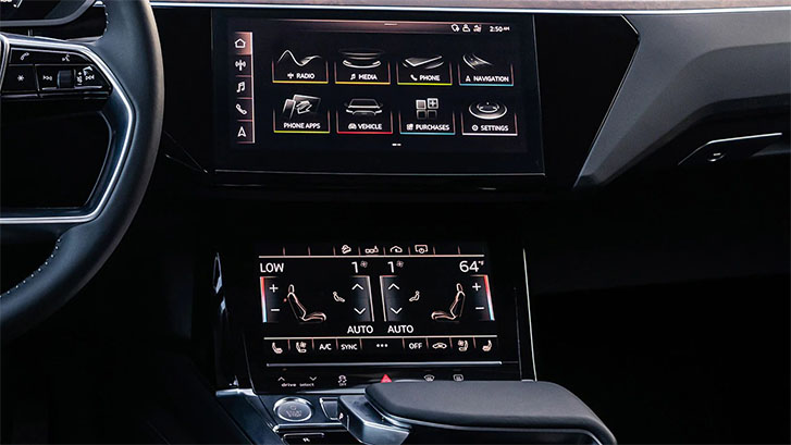 2022 Audi e-tron Sportback technology