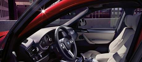 2017 BMW X Models X4 xDrive28i interior