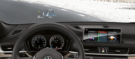 2018 BMW X Models X2 Head-Up Display