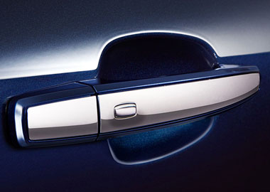 BODY-COLOR DOOR HANDLES WITH CHROME