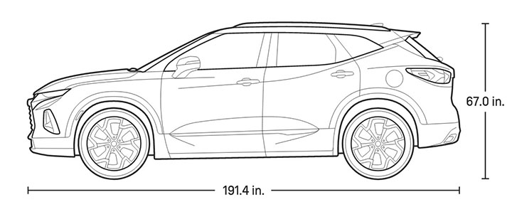 2021 Chevrolet Blazer appearance