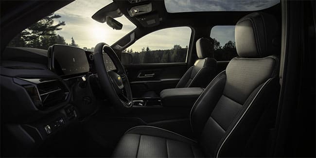 2026 Chevrolet Silverado EV comfort