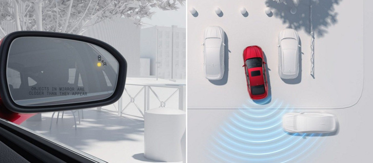 BLIS®(Blind Spot Information System) With Cross Traffic Alert