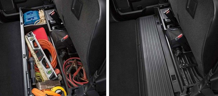 Rear Seat Storage And Flat Load Floor