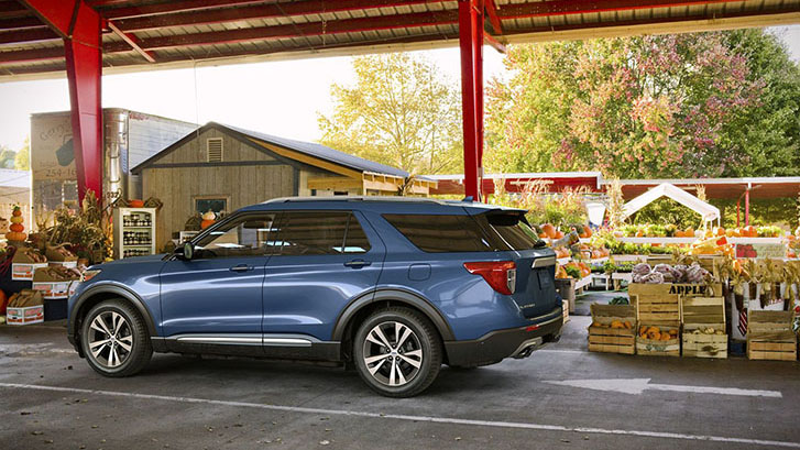 2020 Ford Explorer Platinum wheels