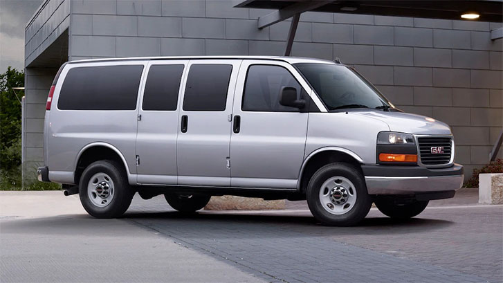 2020 GMC Savana Passenger Van appearance