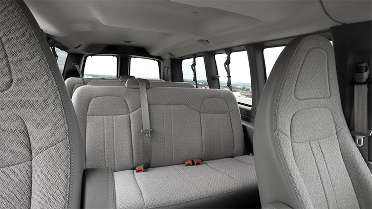2020 GMC Savana Passenger Van comfort
