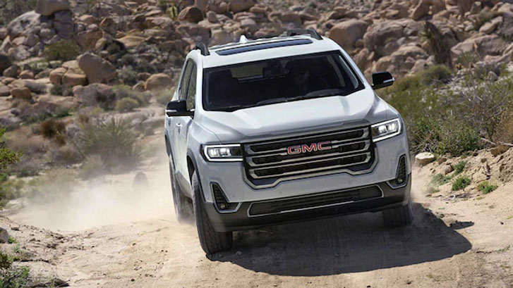 2021 GMC Acadia AT4 performance