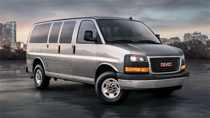 2021 GMC Savana Passenger appearance