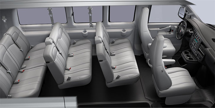 2025 GMC Savana Passenger comfort