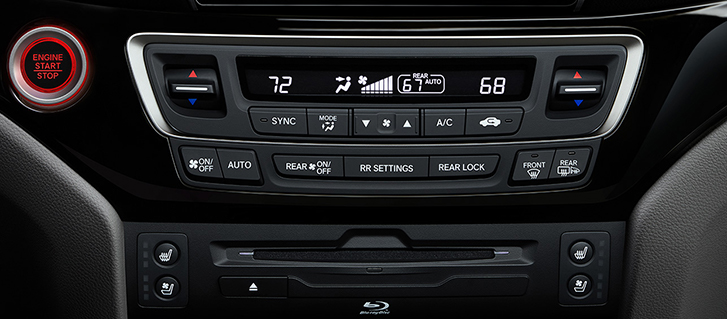 2019 Honda Pilot Tri-Zone Automatic Climate Control