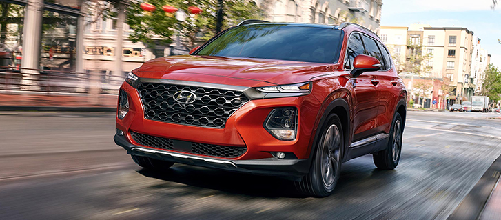 2019 Hyundai Santa Fe 2.0L GDI 4-cylinder engine