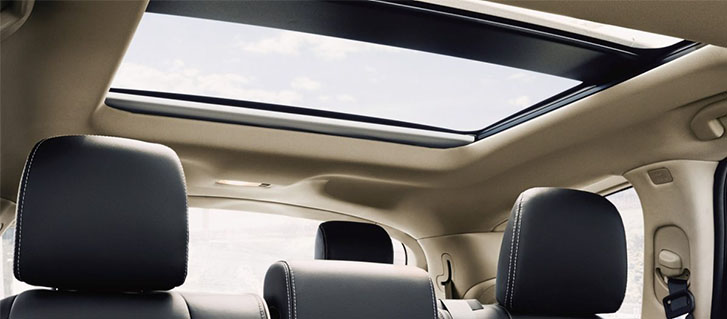 2019 INFINITI QX60 panoramic moonroof