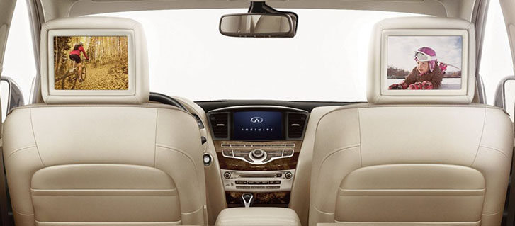 2019 INFINITI QX60 dual 8-inch screens