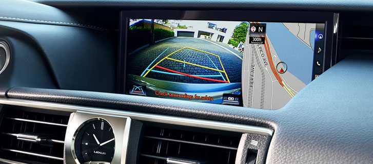 Backup Camera* With Dynamic Gridlines