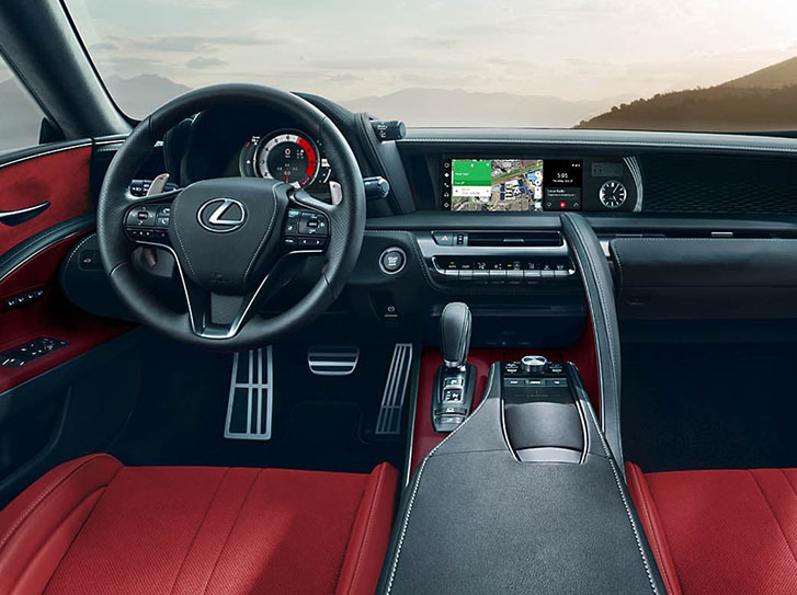 2021 Lexus LC Convertible comfort