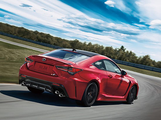 2022 Lexus RC F performance