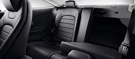 2018 Mercedes-Benz C Class Coupe Rear Seats