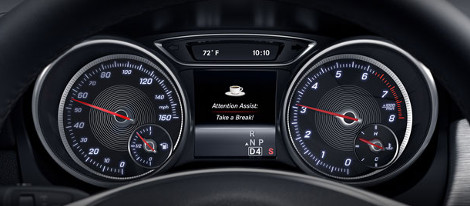 2018 Mercedes-Benz CLA Coupe Attention Assist