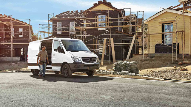 Mercedes-Benz Sprinter Worker Cargo Van Interior