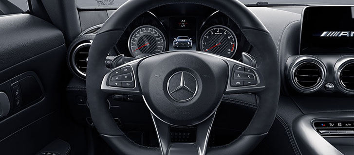 AMG Nappa/DINAMICA Performance Steering Wheel