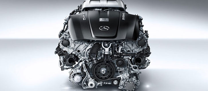 Handcrafted AMG 4.0L V8 Biturbo Engine