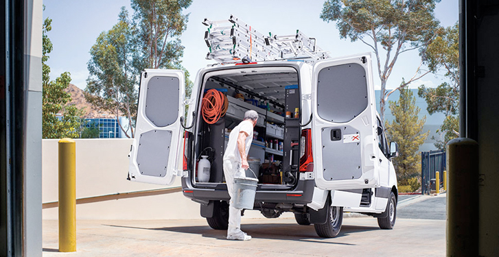 2019 Mercedes-Benz Sprinter Cargo Van Interior