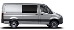 Sprinter Crew Van 144 Wheelbase - Standard Roof - 6-Cyl. Diesel 4x4 - 5,022 lbs Payload