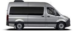 Sprinter Passenger Van 144 Wheelbase - High Roof - 4-Cyl. Gas - 3,417 lbs Payload