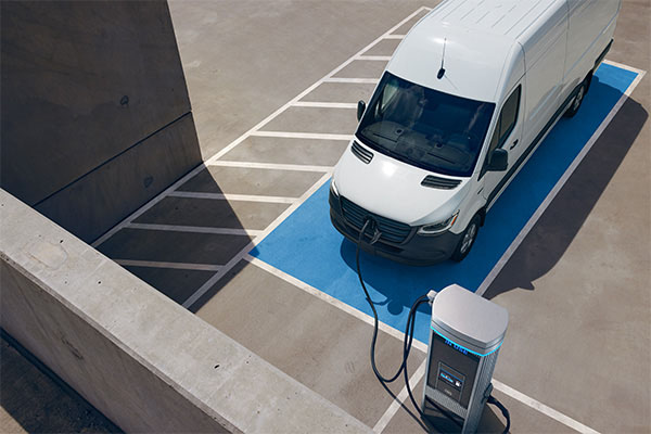 2025 Mercedes-Benz eSprinter Cargo Van Interior