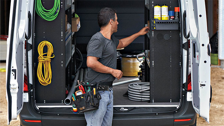 2025 Mercedes-Benz Sprinter Cargo Van Interior