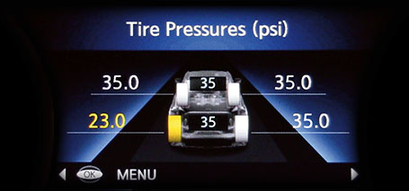 2016 Nissan Murano Tire Pressure Monitoring System