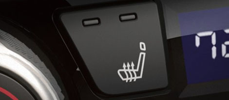 Heated Front Seats and Outside Mirrors