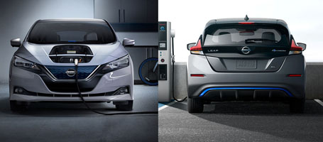 2018 Nissan Leaf charging