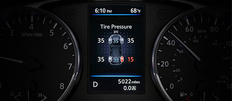 2018 Nissan Rogue Tire Pressure Monitoring System
