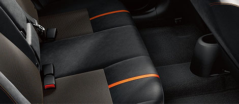 2018 Nissan Versa Note Rear Seats